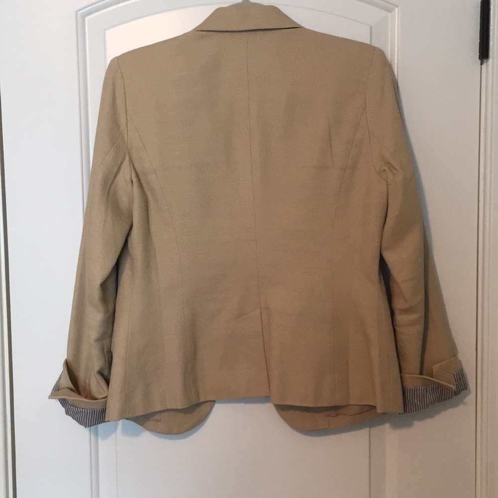 Merona Beige Textured Blazer - Picture 3 of 5